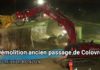 Démolition ancien passage de Colovrex