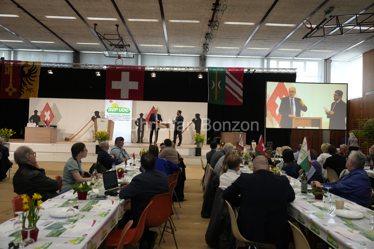 Assemblee des Delegues UDC Suisse a Meyrin