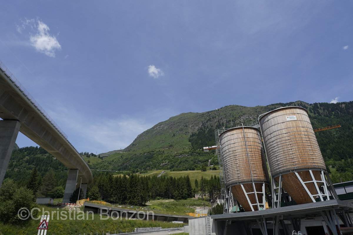 second chantier du tunnel autoroutier du Saint-GothardAirolo