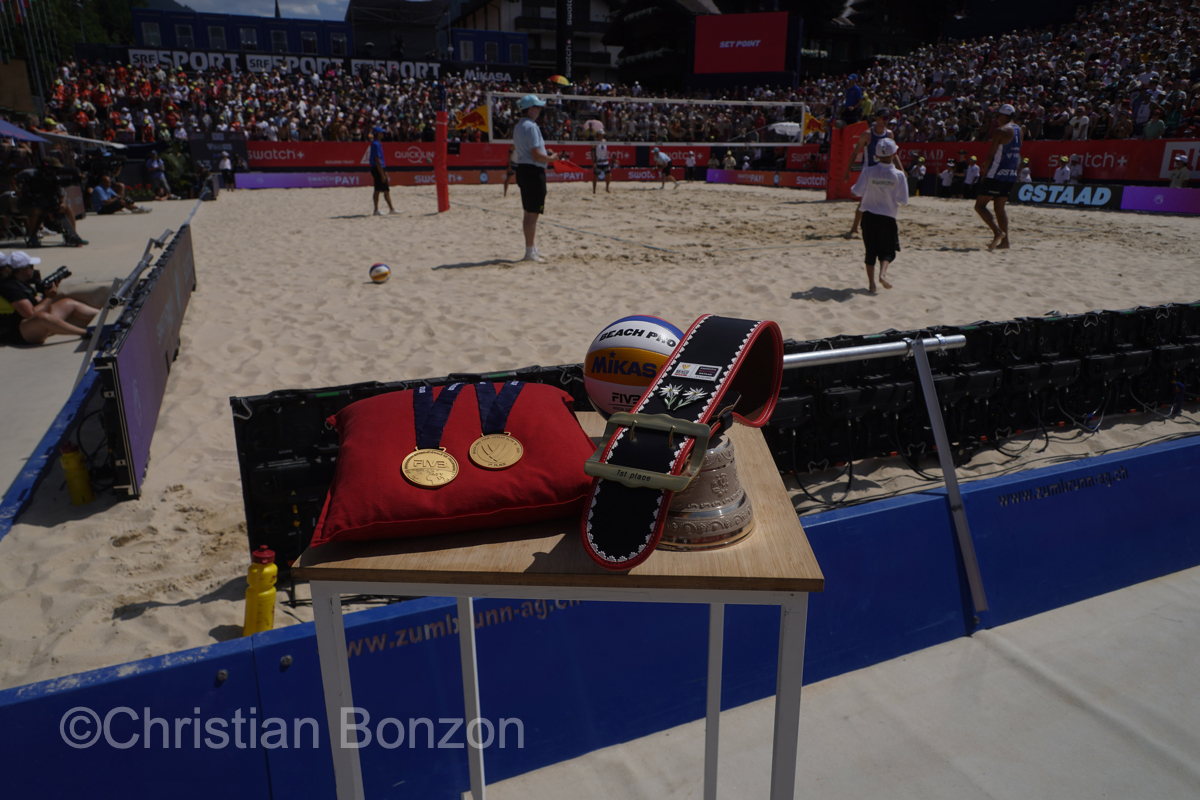 Finale du Volleyball World Beach Pro Tour 2023 de Gstaad Dimanche 9 juillet