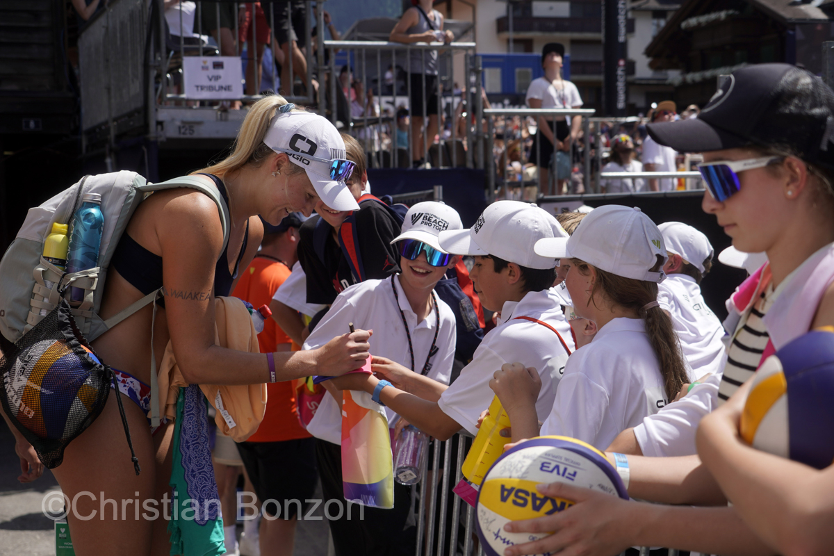 Finale du Volleyball World Beach Pro Tour 2023 de Gstaad Dimanche 9 juillet