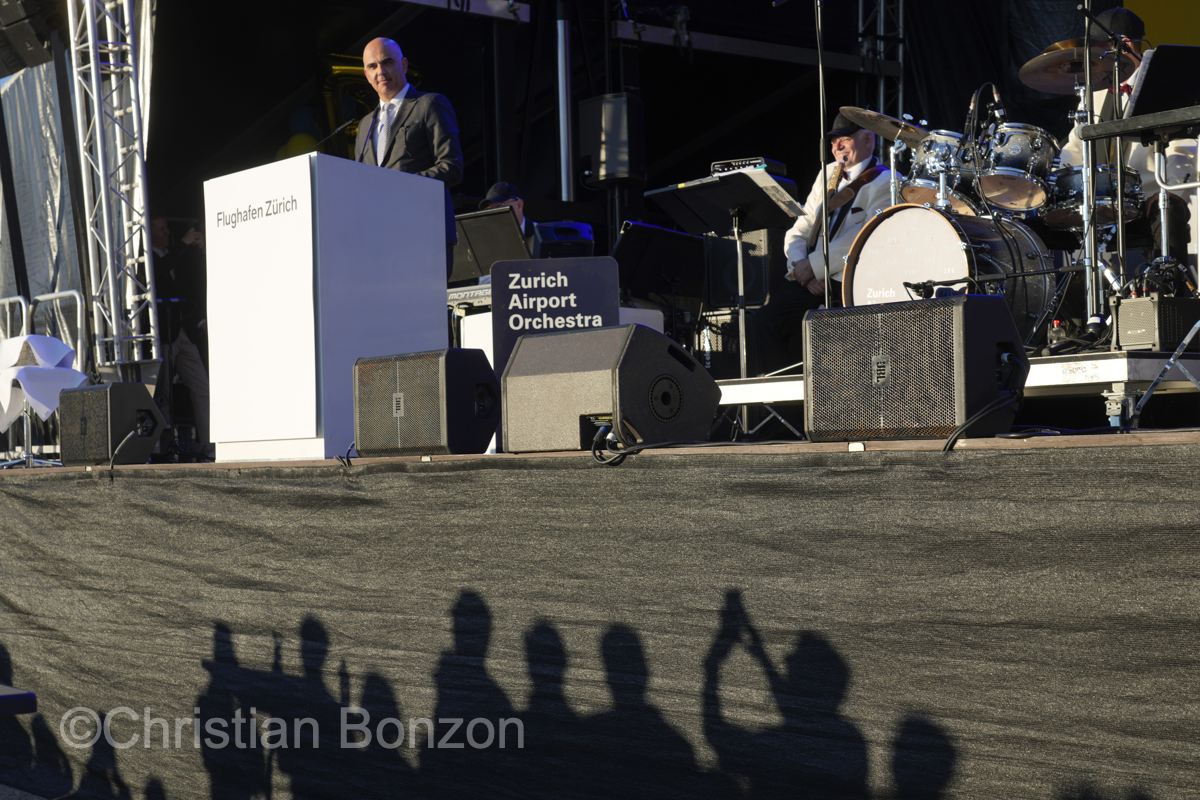 75 ans Aeroport de Zurich.