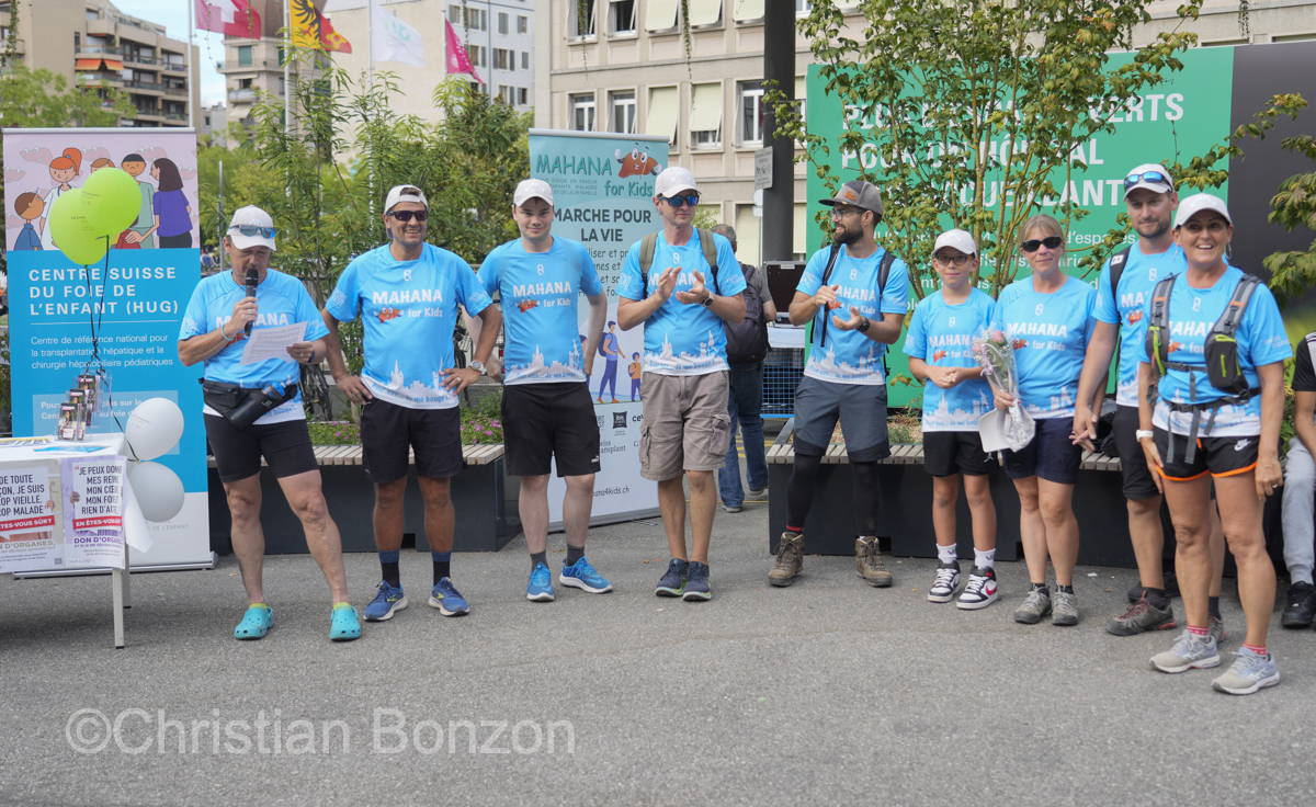 Mahana for Kids_Marche pour la vie pour promouvoir le don dÕorganes et de tissus en Suisse.