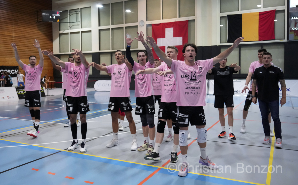 Finale de la Coupe Fred Fellay_Victoire le 8 octobre de Chnois Volley