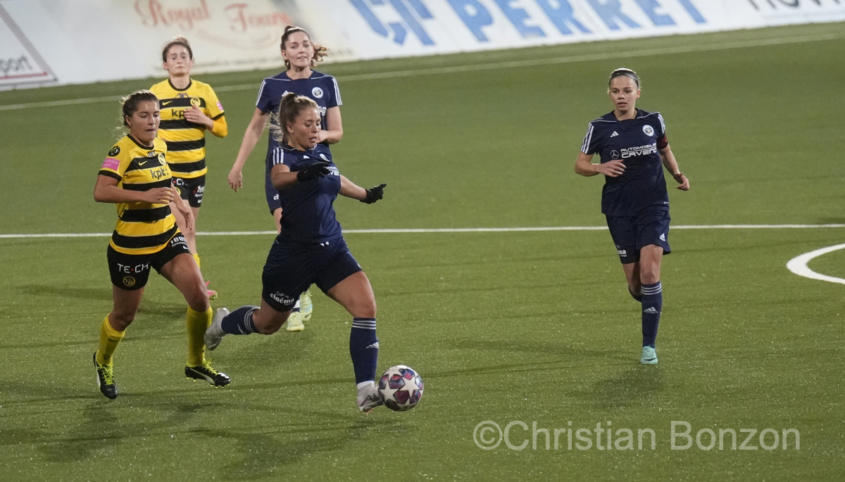 Etoile Carouge Fc vs YB Feminine 0-9 Stade de la Fontenette(GE)