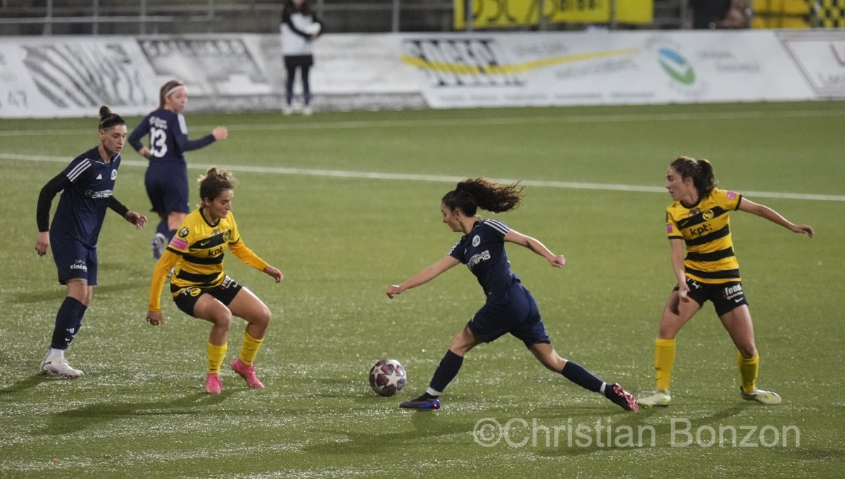 Etoile Carouge Fc vs YB Feminine 0-9 Stade de la Fontenette(GE)
