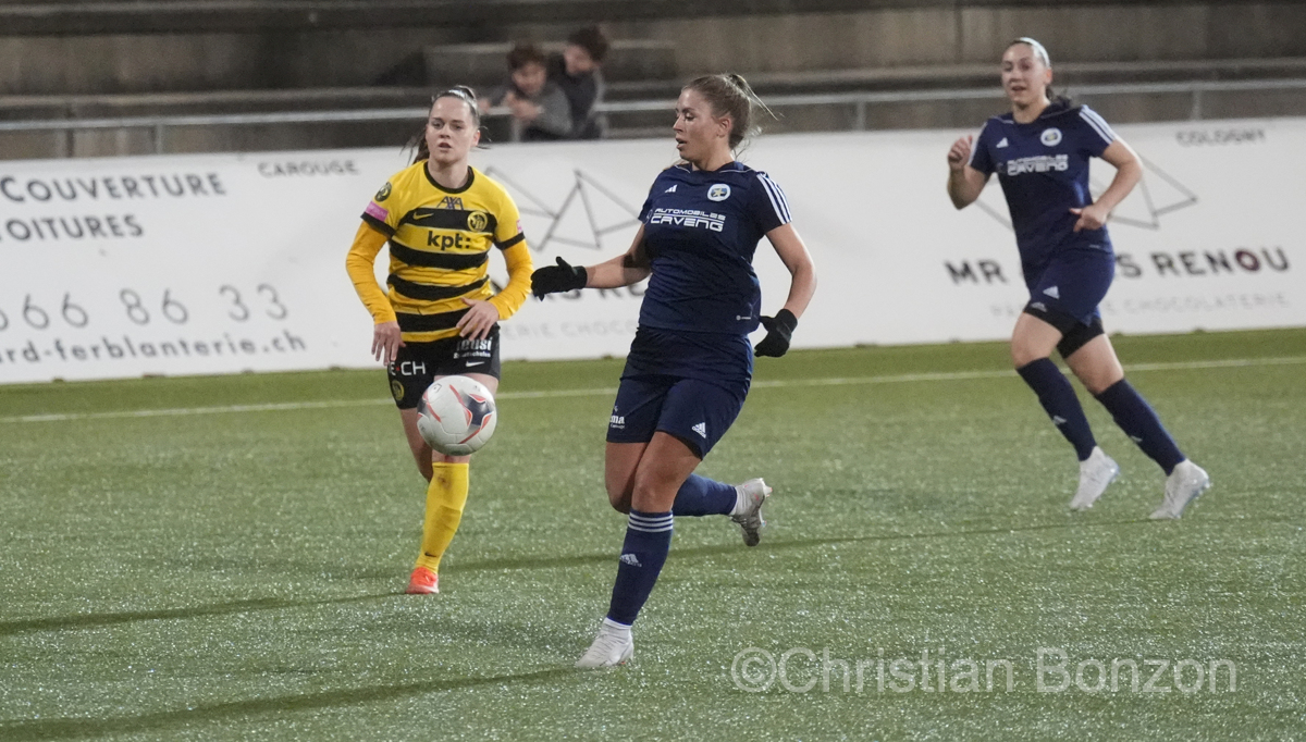 Etoile Carouge Fc vs YB Feminine 0-9 Stade de la Fontenette(GE)