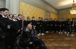 Ceremonie en l honneur du Geneve-Servette Hockey Club et de M. Roman Mityukov le i 28 fvrier 2024