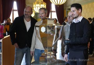 Ceremonie en l honneur du Geneve-Servette Hockey Club et de M. Roman Mityukov le i 28 février 2024
