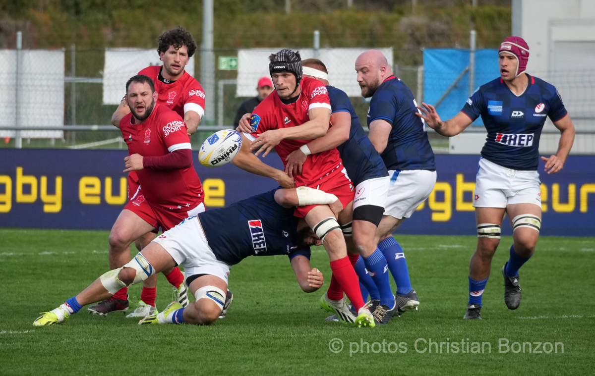 Suisse Rugby Day Yverdon 23 Mars 2024Switzerland - Croatia 35 vs 10 .