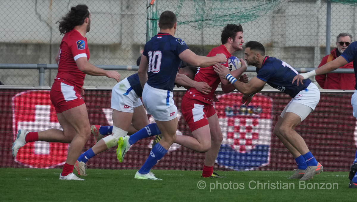 Suisse Rugby Day Yverdon 23 Mars 2024Switzerland - Croatia 35 vs 10 .
