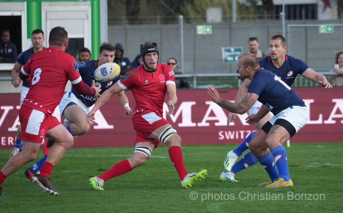 Suisse Rugby Day Yverdon 23 Mars 2024Switzerland - Croatia 35 vs 10 .