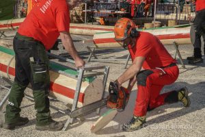 Concours cantonal de bucheronnage Bulle(FR)