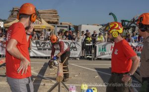 Concours cantonal de bucheronnage Bulle(FR)