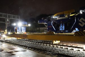 Chambesy , changement des voies ferree, le 2 Mai 2024