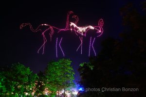 Ballet drone spectacle de fin du Paleo Festival28 juillet 2024