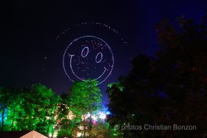 Ballet drone spectacle de fin du Paleo Festival28 juillet 2024
