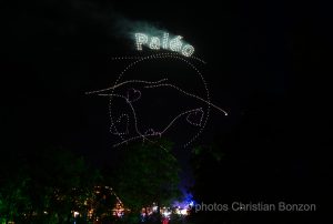 Ballet drone spectacle de fin du Paleo Festival28 juillet 2024