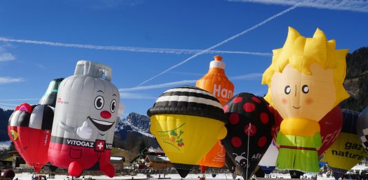 45e édition Festival international de ballons de Château-d’Œx (VD)