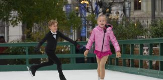 Ouverture de la patinoire des Bastions(GE)