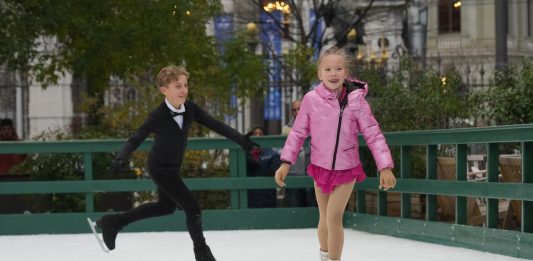 Ouverture de la patinoire des Bastions(GE)
