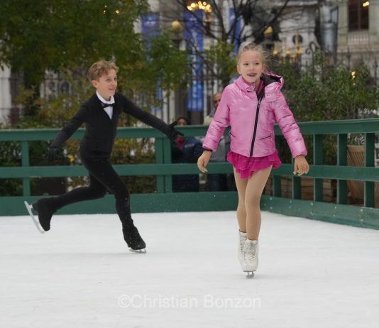 Ouverture de la patinoire des Bastions(GE)