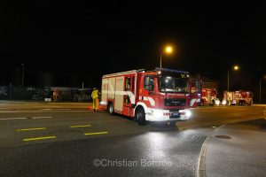 exercice de scurit  proximit des citernes de Vernier