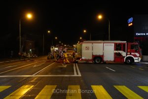 exercice de scurit  proximit des citernes de Vernier