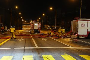 exercice de scurit  proximit des citernes de Vernier