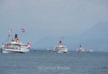 La flotte Belle Époque de la CGN fait son grand retour à Nyon
