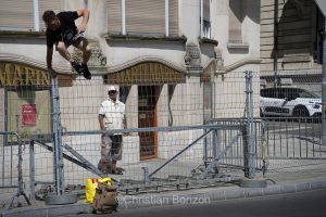 La manifestation No G7 14 juin Geneve