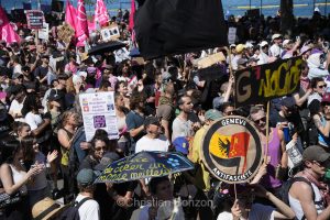 La manifestation No G7 14 juin Geneve