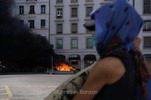 La manifestation No G7 14 juin Geneve