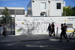 La manifestation No G7 14 juin Geneve