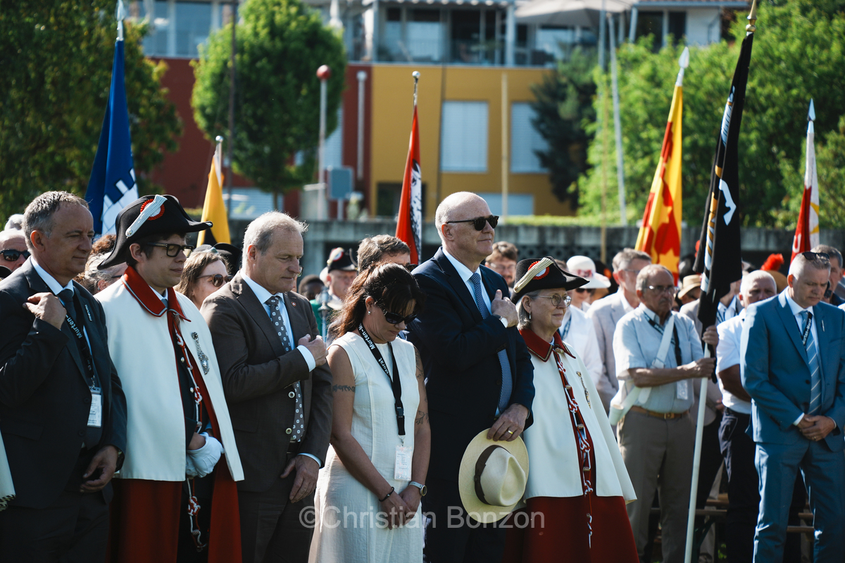 crmonies du 550e anniversaire de la bataille de Morat