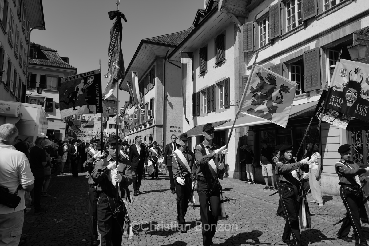 crmonies du 550e anniversaire de la bataille de Morat