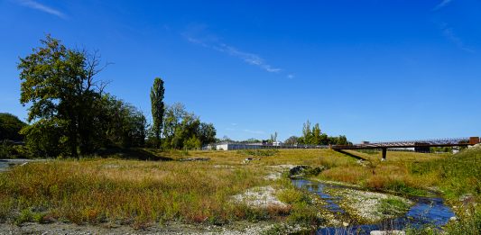 À Gaillard, le Foron reprend ses aises avant de rejoindre l’Arve