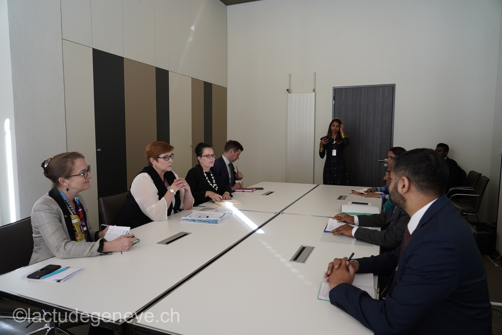 40th session of the United Nations Human Rights Council, 25nfebruary 2019  Marise Payne, Minister for Foreign Affairs of Australia. Photo: Christian Bonzon