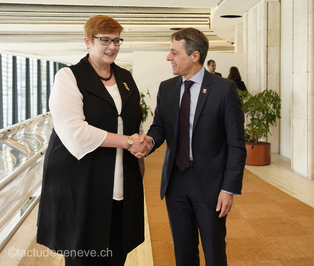 40th session of the United Nations Human Rights Council, 25nfebruary 2019  Marise Payne, Minister for Foreign Affairs of Australia. Photo: Christian Bonzon