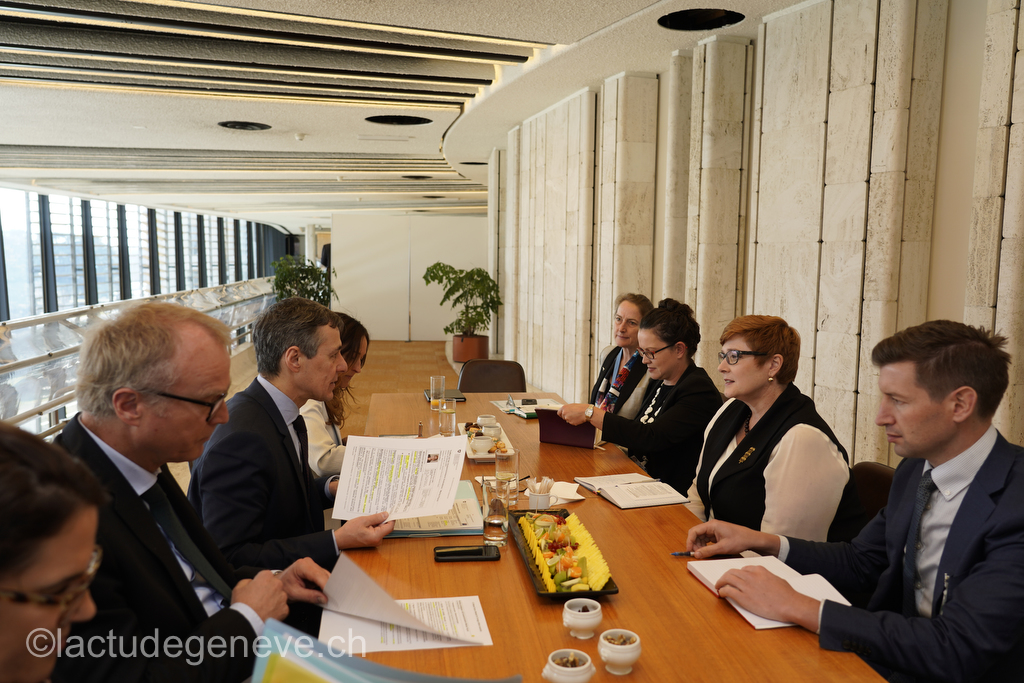 40th session of the United Nations Human Rights Council, 25nfebruary 2019  Marise Payne, Minister for Foreign Affairs of Australia. Photo: Christian Bonzon