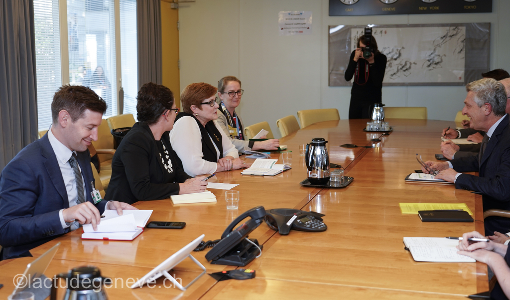 40th session of the United Nations Human Rights Council, 25nfebruary 2019  Marise Payne, Minister for Foreign Affairs of Australia. Photo: Christian Bonzon