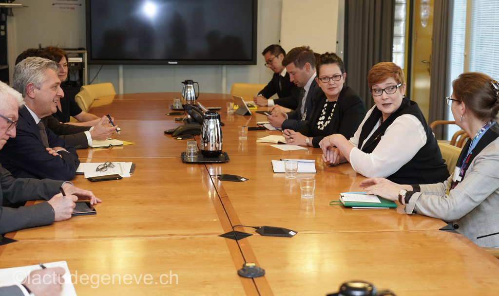 40th session of the United Nations Human Rights Council, 25nfebruary 2019  Marise Payne, Minister for Foreign Affairs of Australia. Photo: Christian Bonzon
