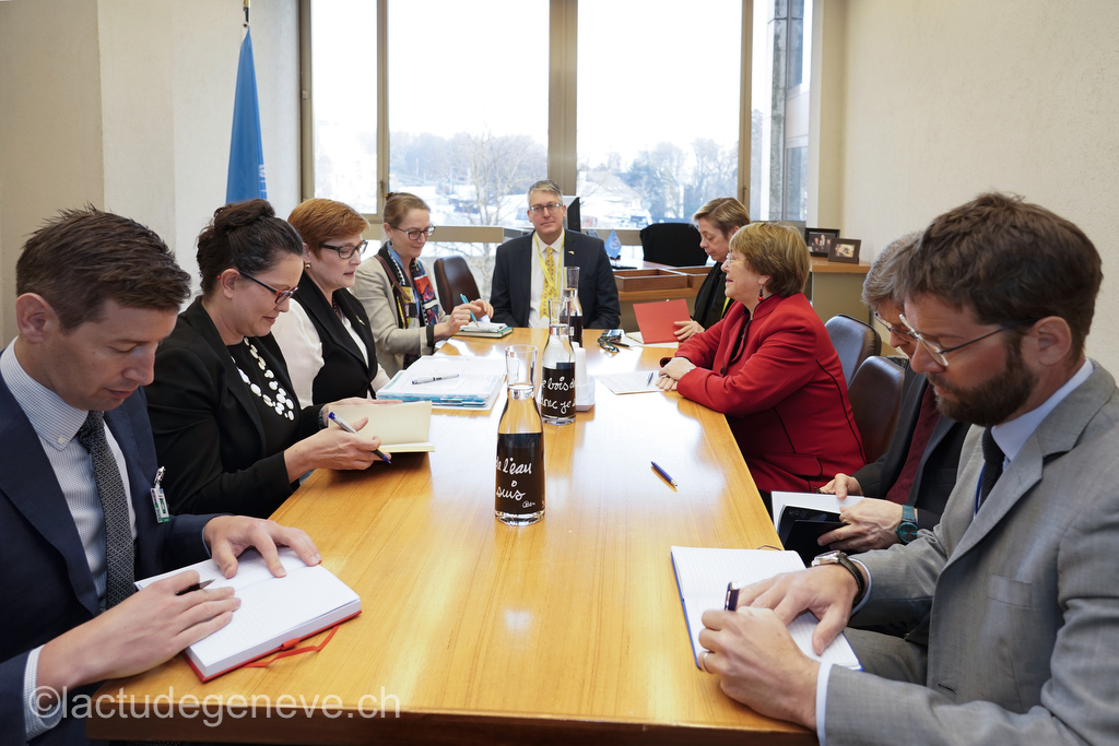 40th session of the United Nations Human Rights Council, 25nfebruary 2019  Marise Payne, Minister for Foreign Affairs of Australia. Photo: Christian Bonzon
