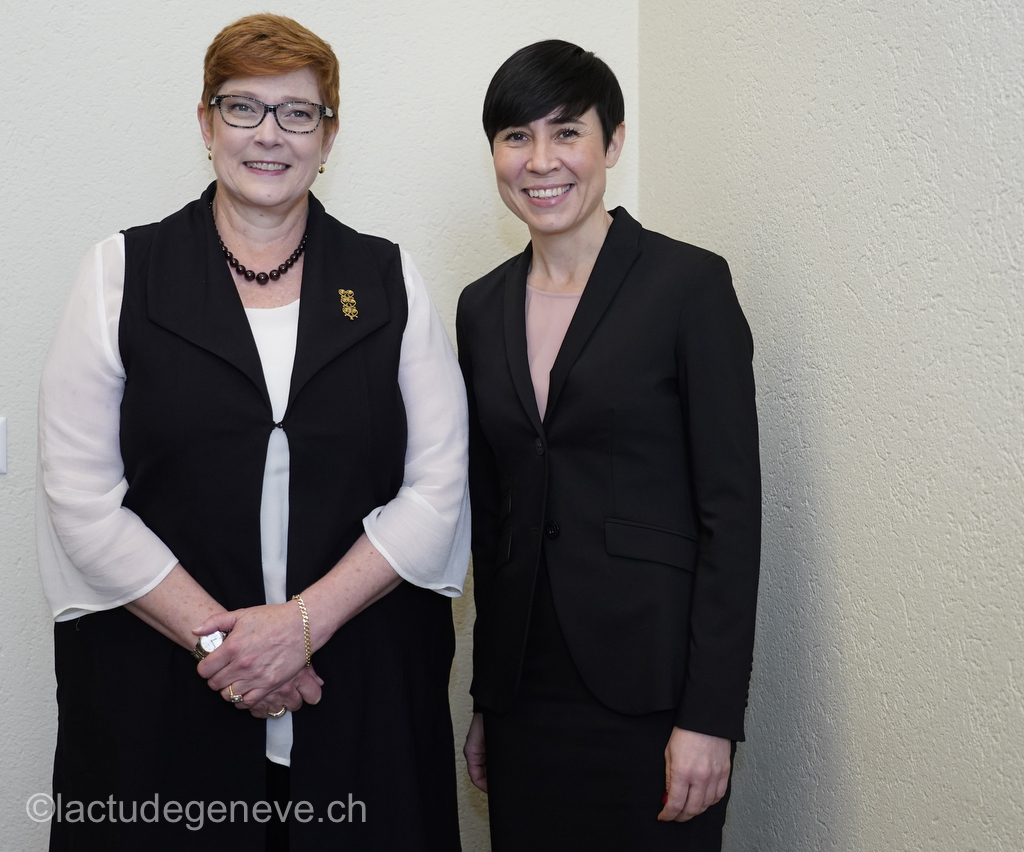 40th session of the United Nations Human Rights Council, 25nfebruary 2019  Marise Payne, Minister for Foreign Affairs of Australia. Photo: Christian Bonzon