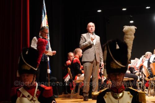 Concert réunissant la Musique Municipale de Versoix (MMV) et Musique & Batterie de marche des Vieux-Grenadiers de Genève.25 novembre 2018, 17h00, Salle communale Lachenal©lactudegeneve.ch