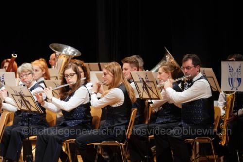 Concert réunissant la Musique Municipale de Versoix (MMV) et Musique & Batterie de marche des Vieux-Grenadiers de Genève.25 novembre 2018, 17h00, Salle communale Lachenal©lactudegeneve.ch