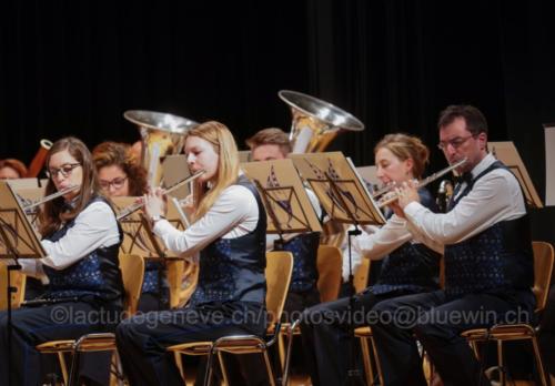 Concert réunissant la Musique Municipale de Versoix (MMV) et Musique & Batterie de marche des Vieux-Grenadiers de Genève.25 novembre 2018, 17h00, Salle communale Lachenal©lactudegeneve.ch