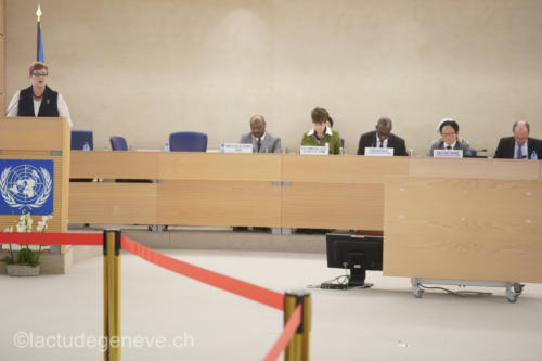 40th session of the United Nations Human Rights Council, 25nfebruary 2019  Marise Payne, Minister for Foreign Affairs of Australia. Photo: Christian Bonzon