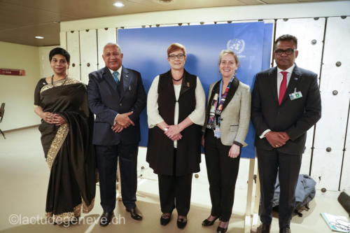 40th session of the United Nations Human Rights Council, 25nfebruary 2019  Marise Payne, Minister for Foreign Affairs of Australia. Photo: Christian Bonzon