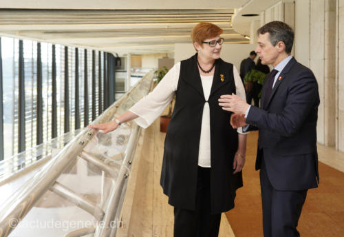 40th session of the United Nations Human Rights Council, 25nfebruary 2019  Marise Payne, Minister for Foreign Affairs of Australia. Photo: Christian Bonzon